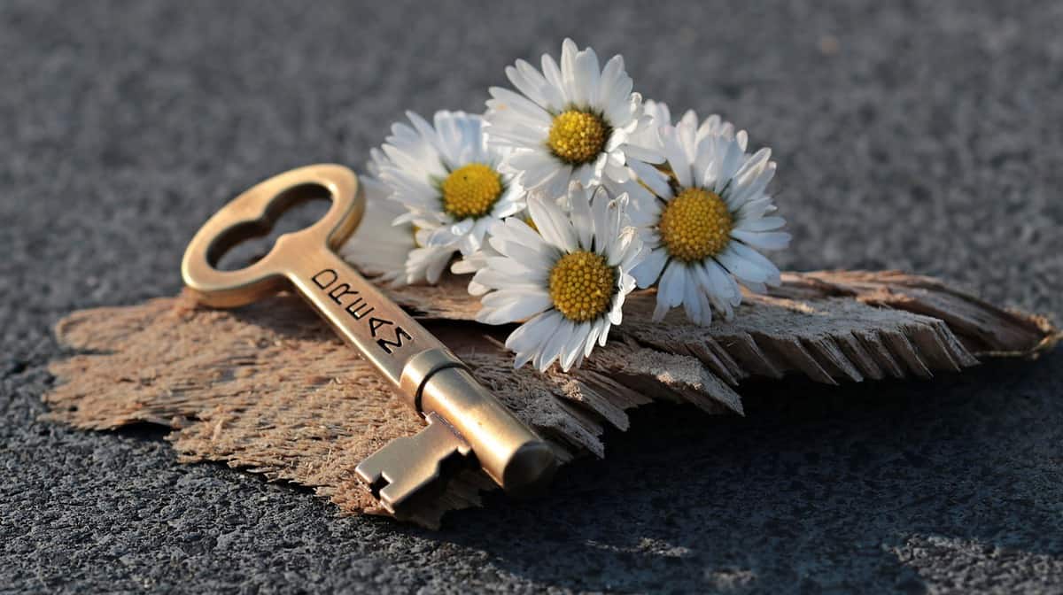 Key - flower - symbolism