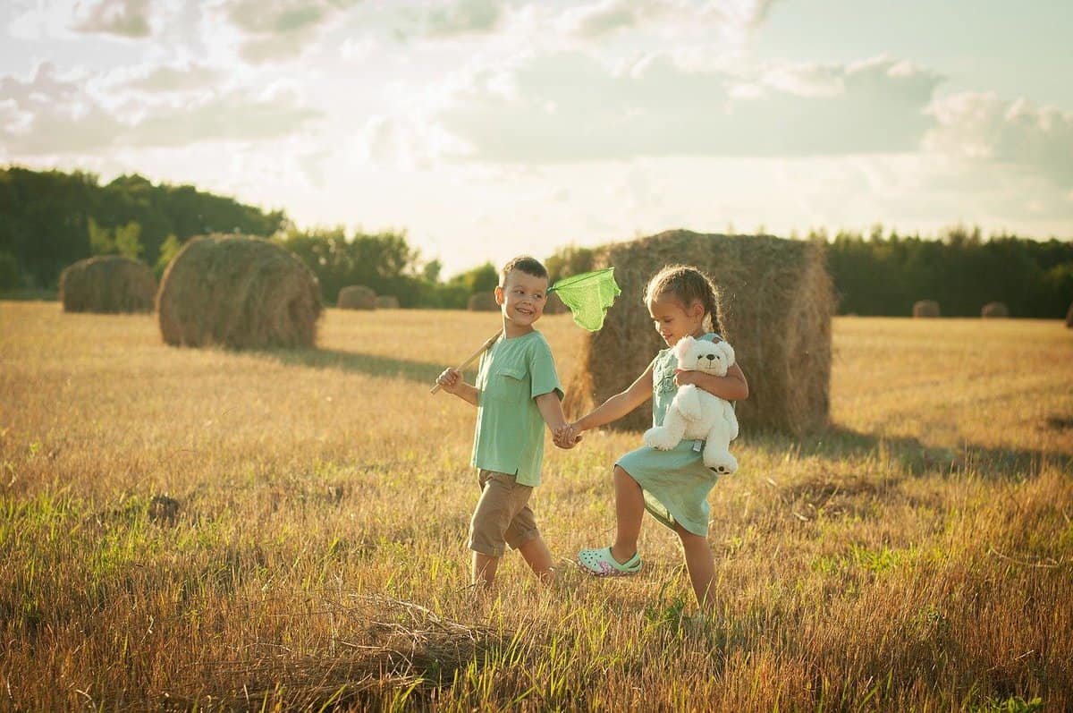 two - friends - playing