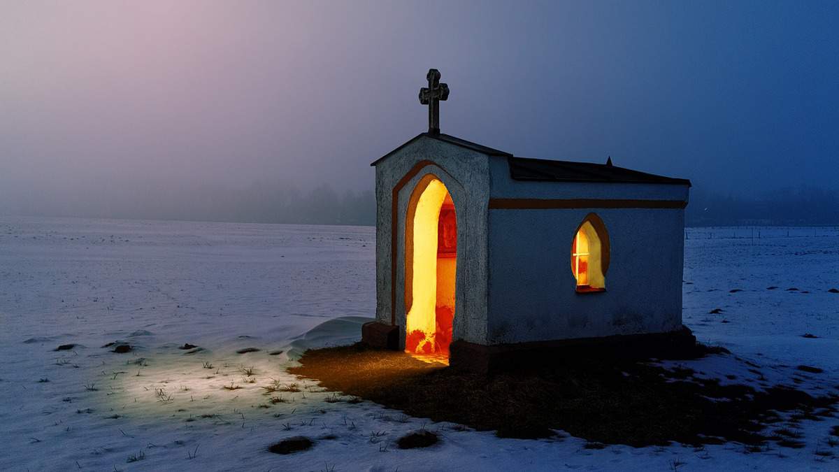 pequeña - capilla - ninguna parte