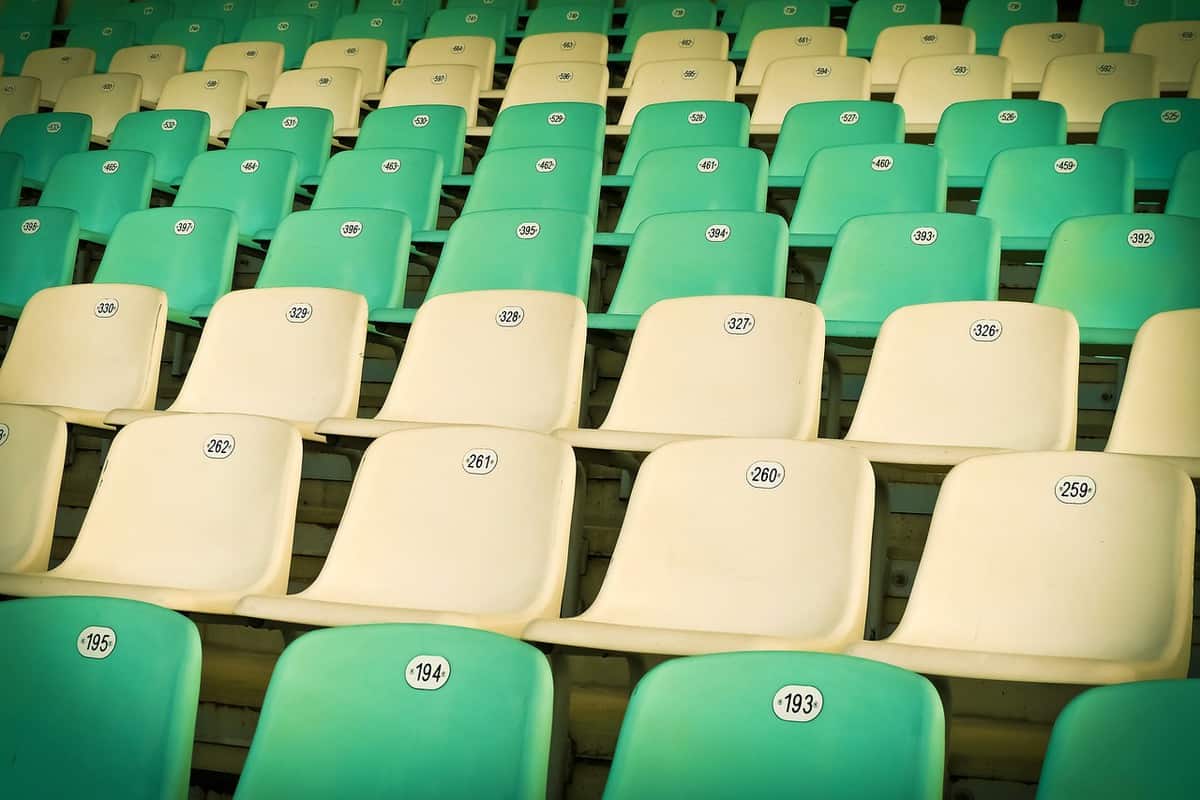numbers - chairs- stadium