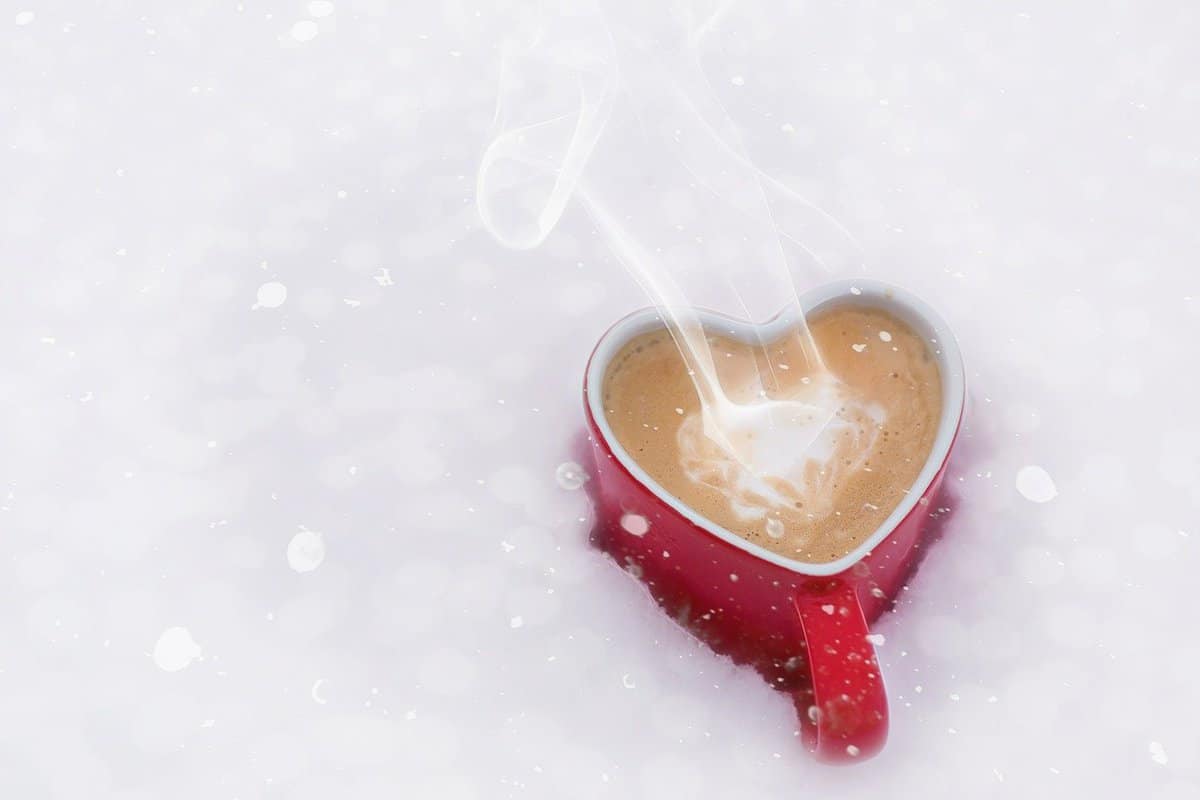 snow - steam - heart