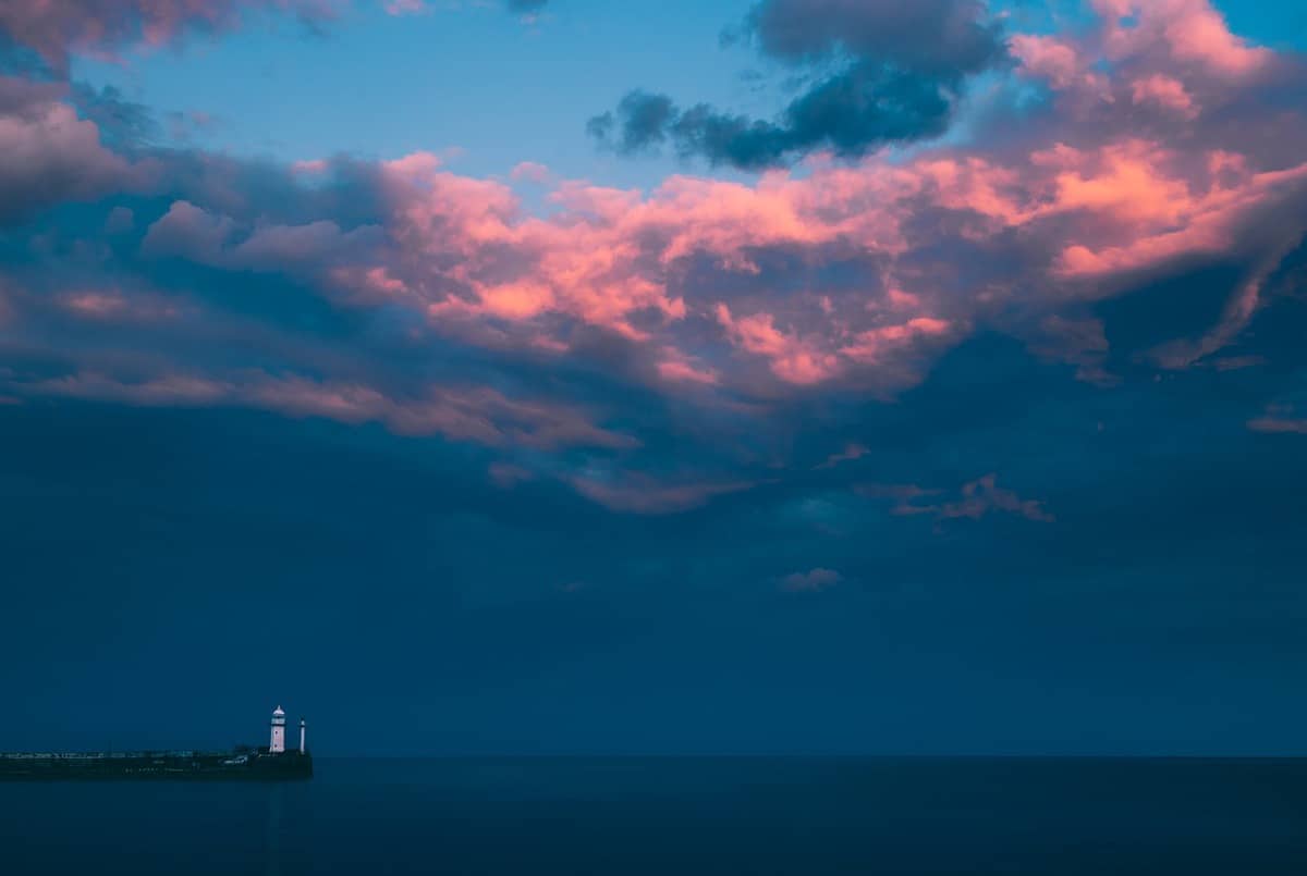 clouds-water-boat