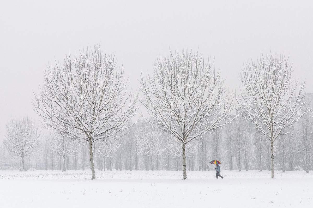 caminhar na neve