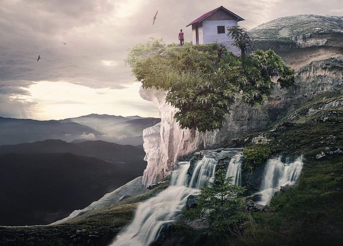 cliff-sky-house