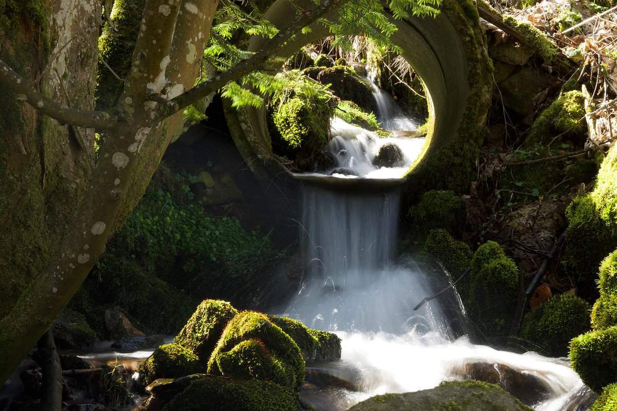 parco dell'acqua che scorre