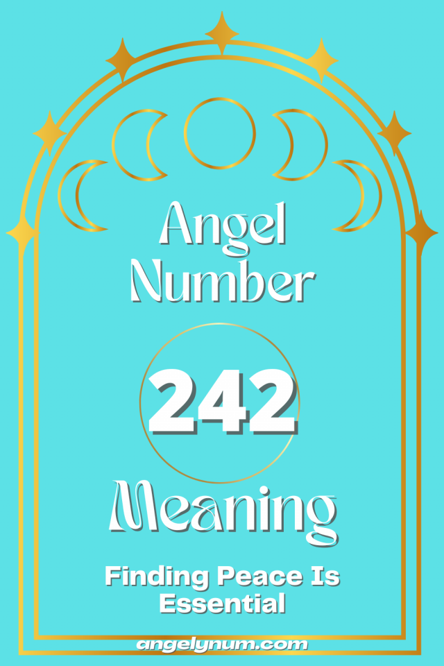 what is the angel number 242 meaning