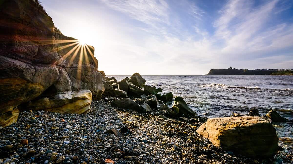 splendido paesaggio-spiaggia