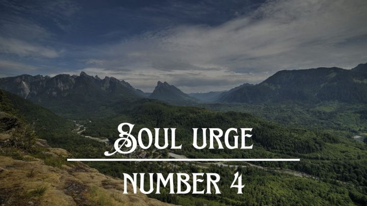 Soul Urge Number 4: You are an Amazing Individual
