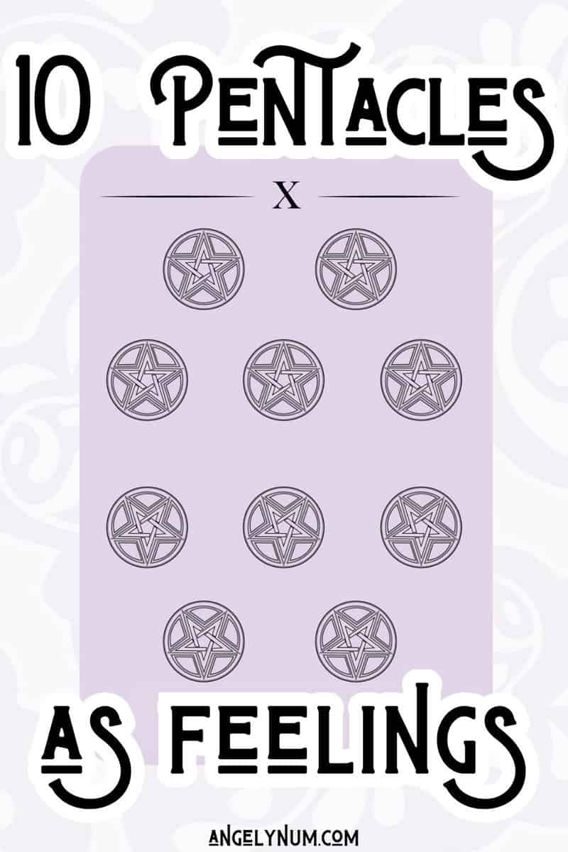 9 of pentacles as his feelings for me