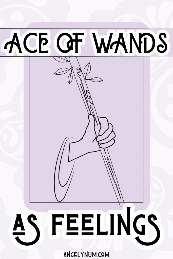 ace of wands as feelings