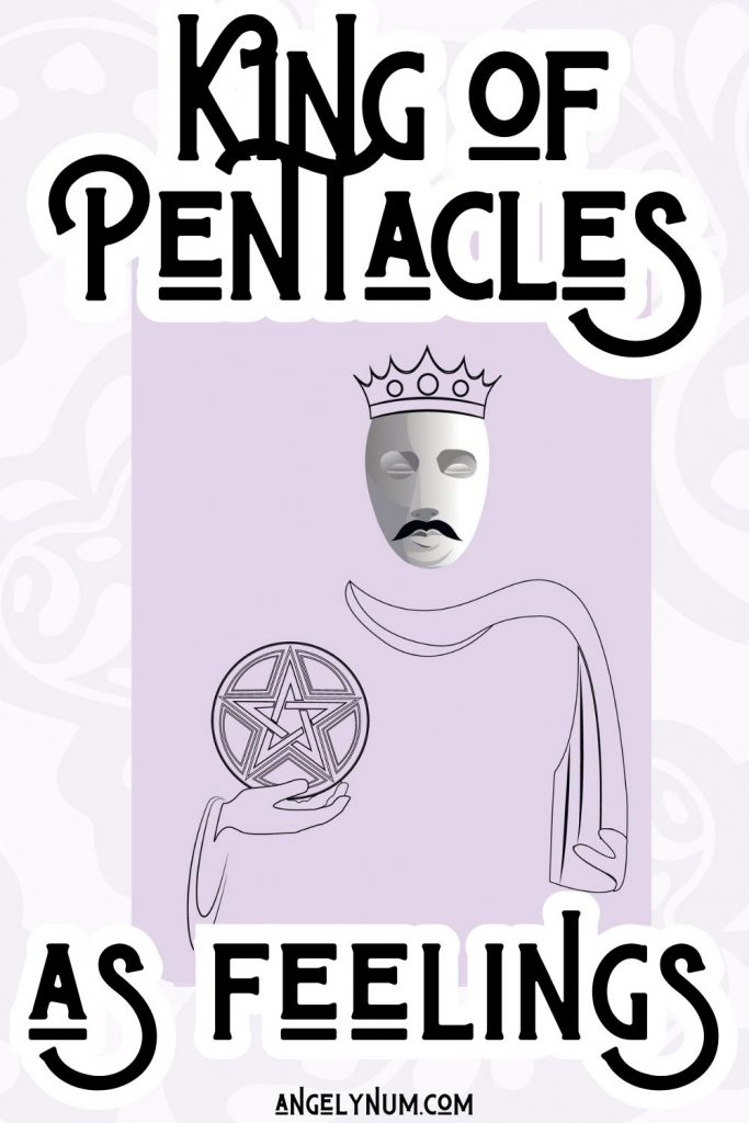 king of pentacles as feelings