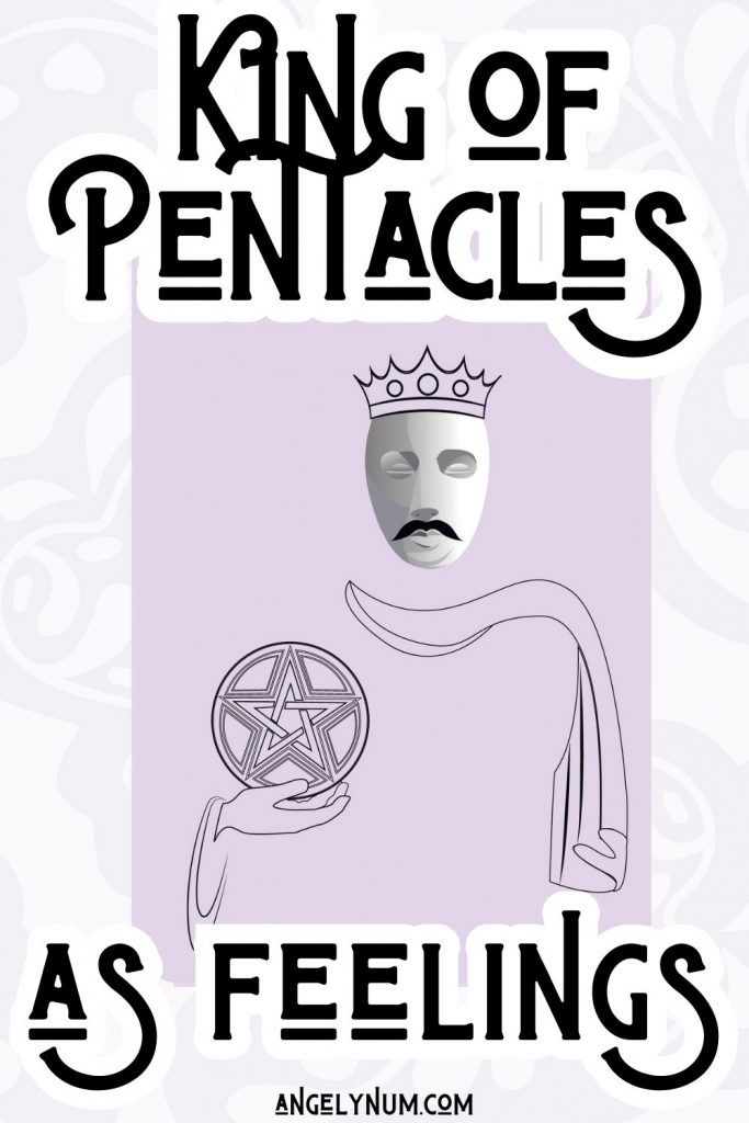 king of pentacles as his feelings for me