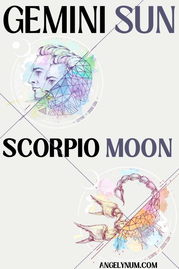 GEMINI SUN SCORPIO MOON