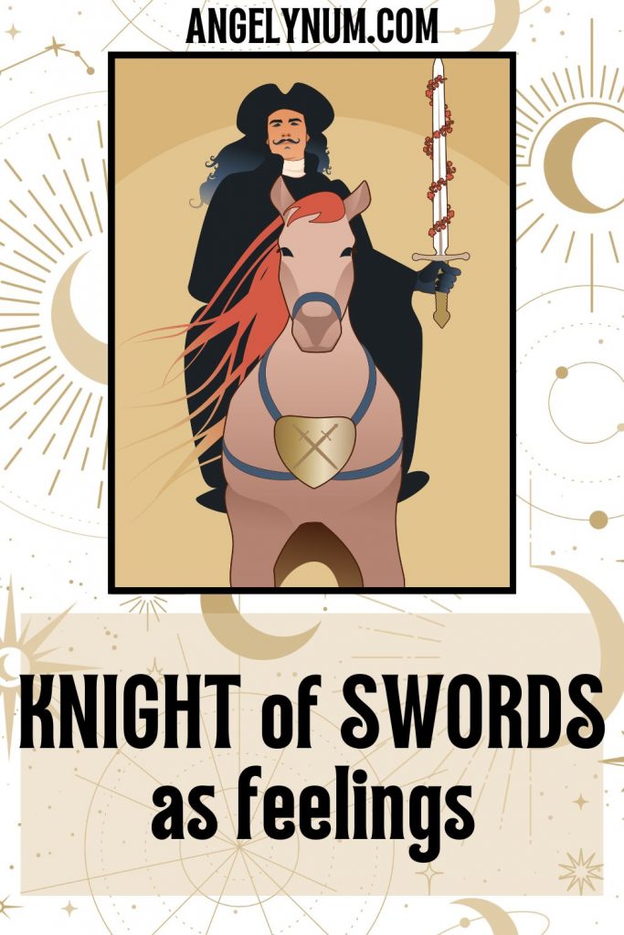 KNIGHT of swords as feelings