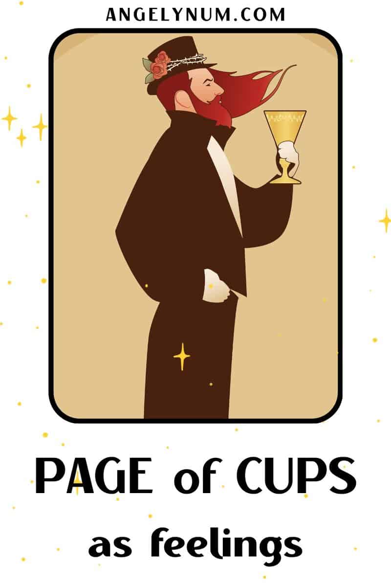 Page Of Cups As Feelings