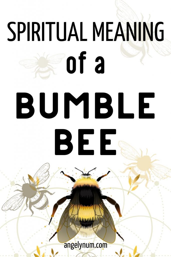SPIRITUAL MEANING of a bumble bee