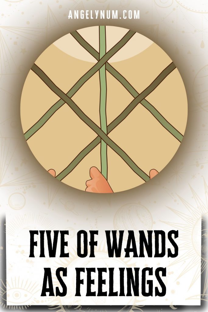 five of wands as feelings