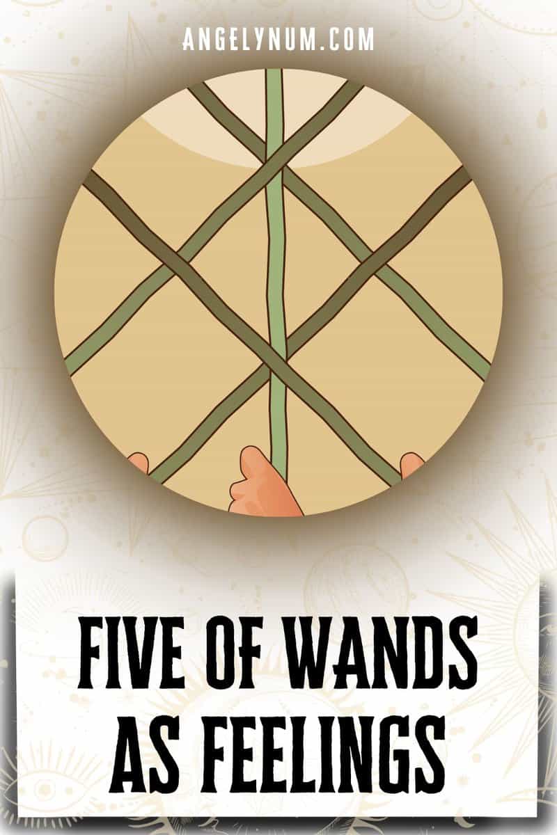 5 Of Wands As Feelings