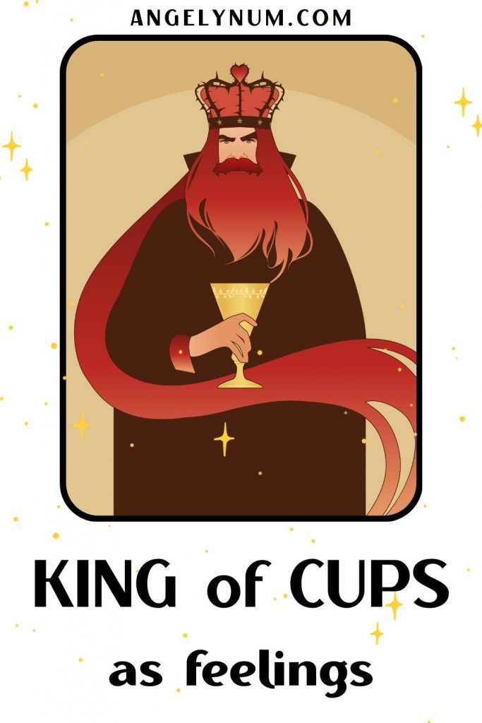 king of cups as feelings