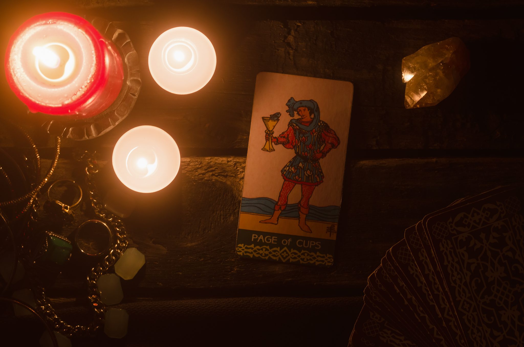 Page Of Cups As Feelings