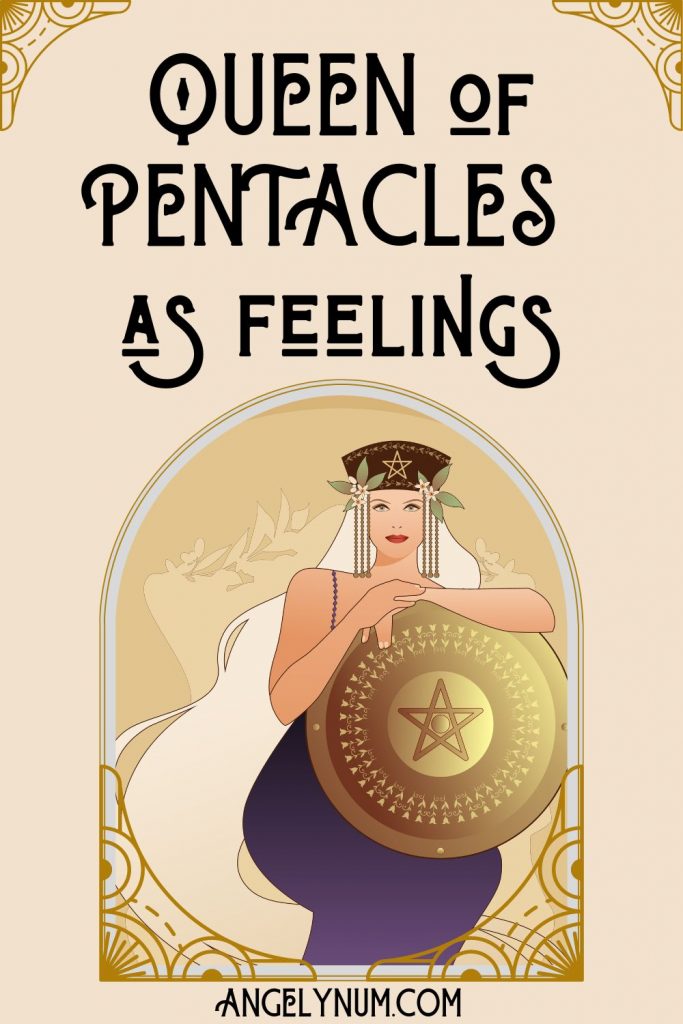  queen of pentacles as feelings
