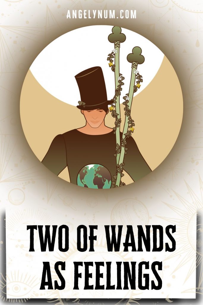 two of wands as feelings