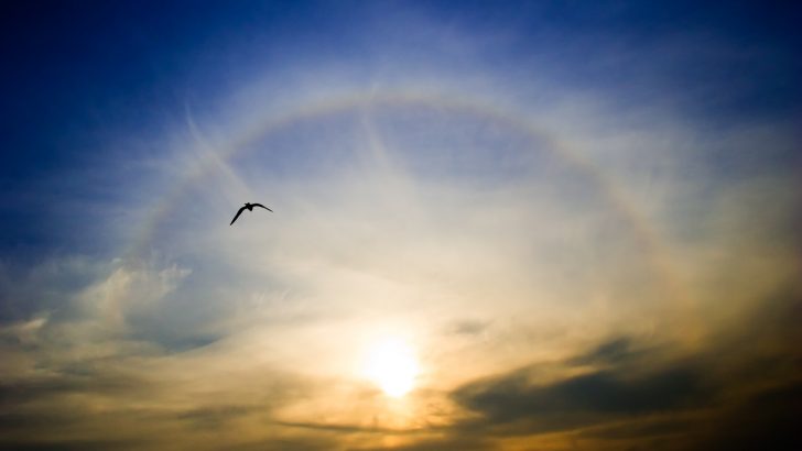 Arco-íris à volta do Sol: Significado espiritual