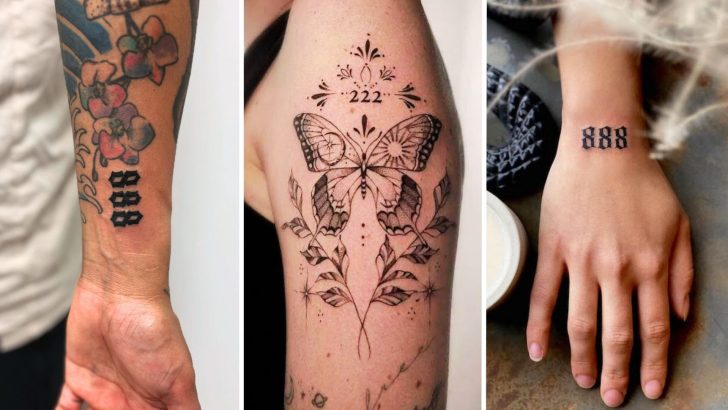 Spiritual Ink: 76 Meaningful Angel Number Tattoos