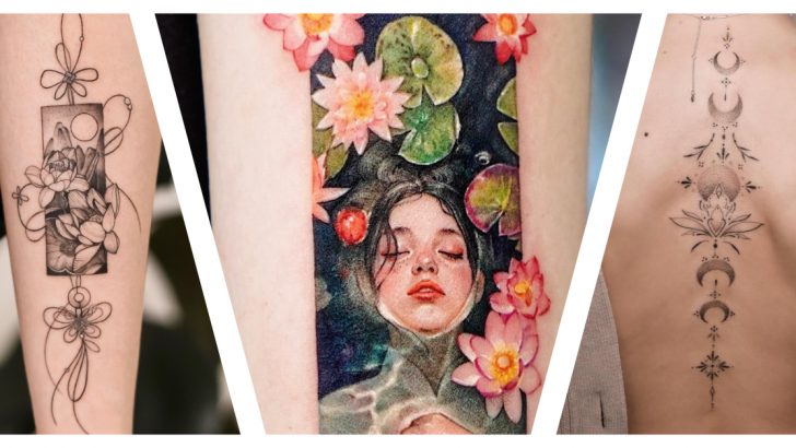 Unveiling the Beauty of Lotus Flower Tattoos: 60 Ideas