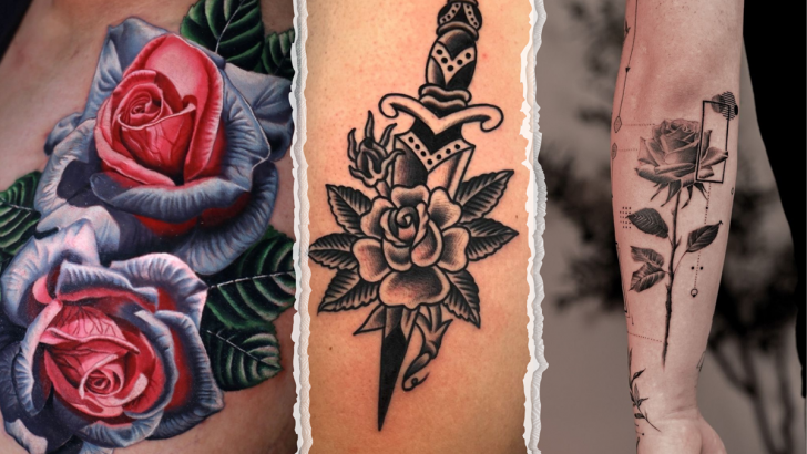 80 Rose Tattoos: A Timeless Symbol of Love