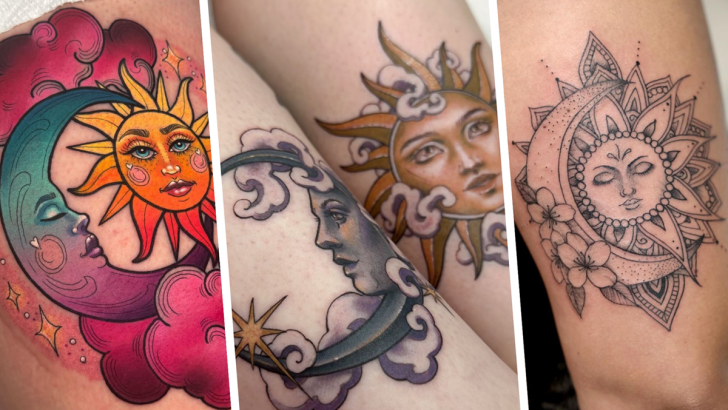 85 Sun and Moon Tattoos: A Fusion of Light and Dark