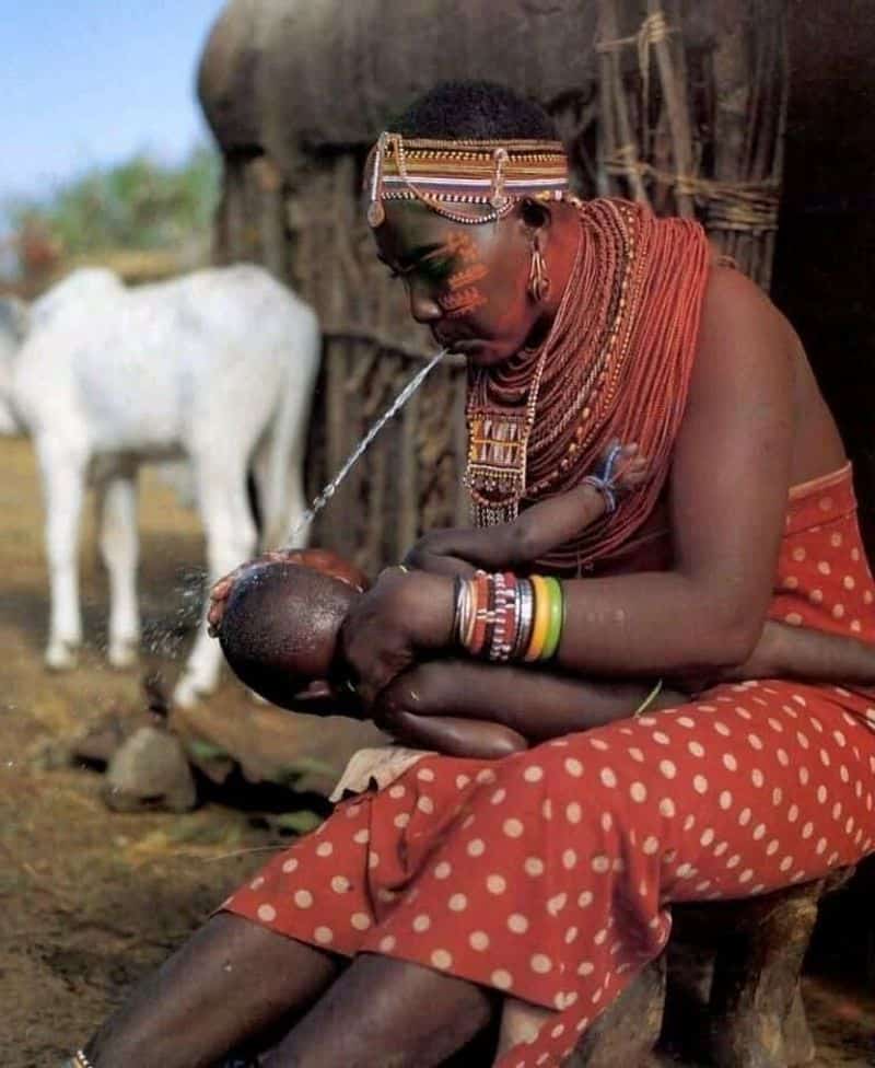 Evil Eye Protection Through Spitting