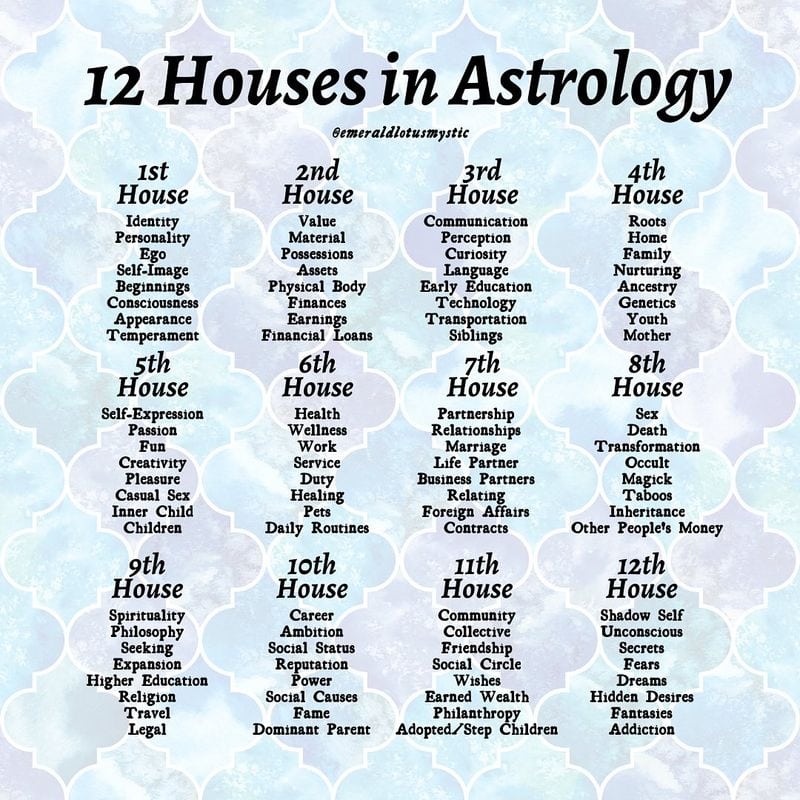 Houses: Where the Cosmic Action Happens