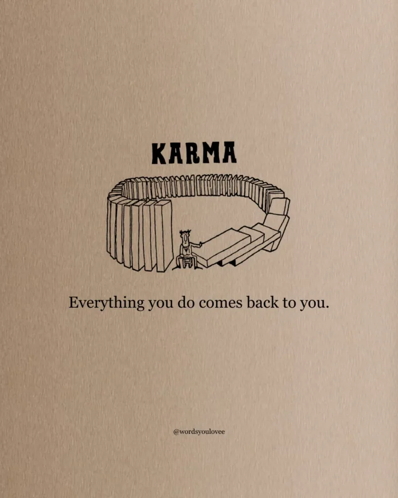 Karma Will Punish Your Enemies