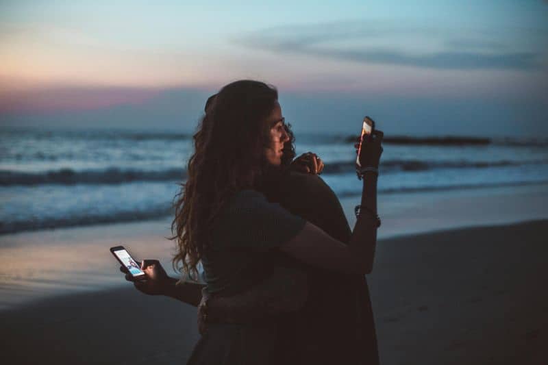 Your phone has become more interesting than their face