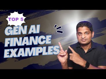 generative ai finance use cases