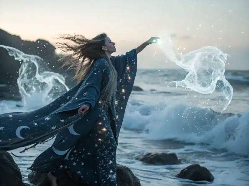 Pisces: The Dream-Swimming Ethereal Witch