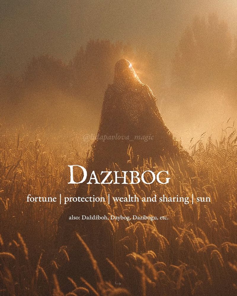 Leo as Dazhbog: The Radiant Sun King