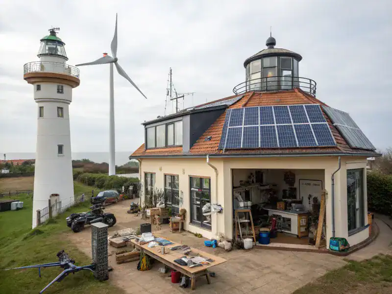 Aquarius: A Converted Lighthouse with a Rooftop Observatory
