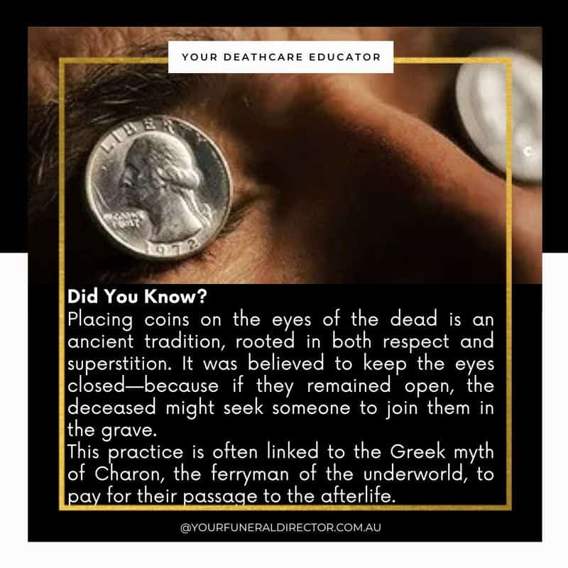 Coins on the Eyes of the Dead