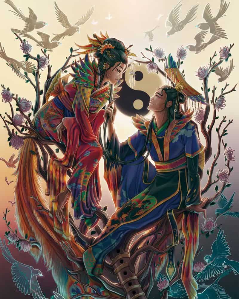 Phoenix (凤凰 – fènghuáng): The Immortal Bird