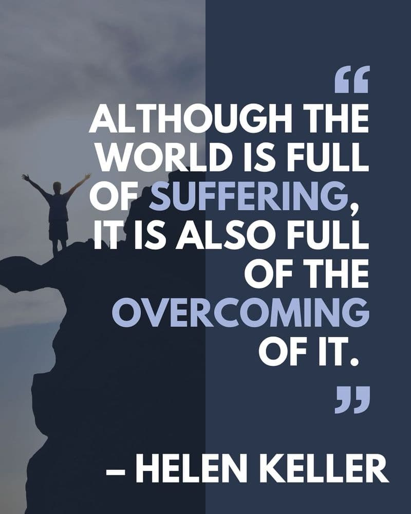 Helen Keller's Balanced Perspective
