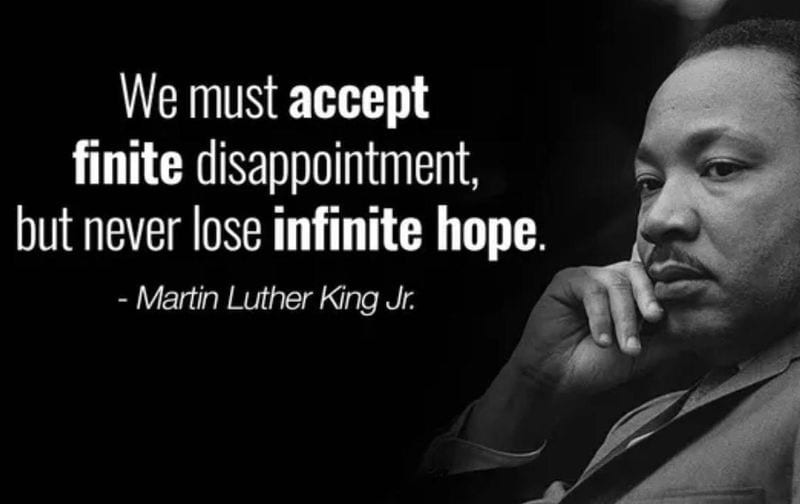 Martin Luther King Jr.'s Infinite Hope