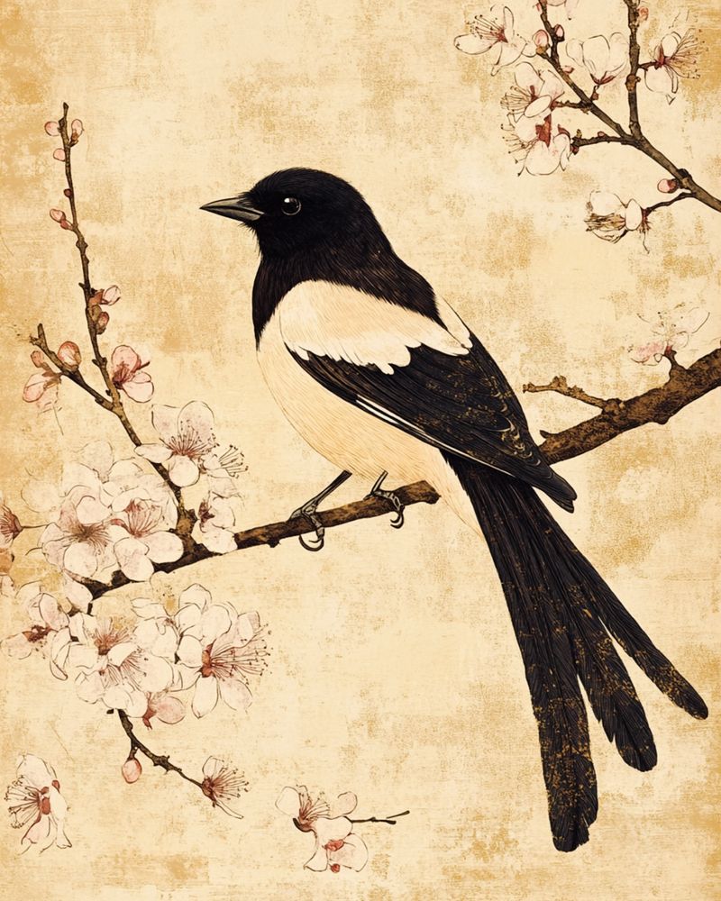 Magpie (喜鹊 – xǐ què): Herald of Good News