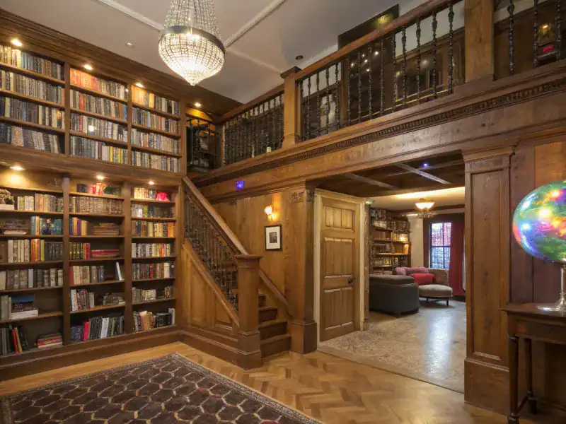 Gemini: A Duplex Library-Nightclub with Secret Passages