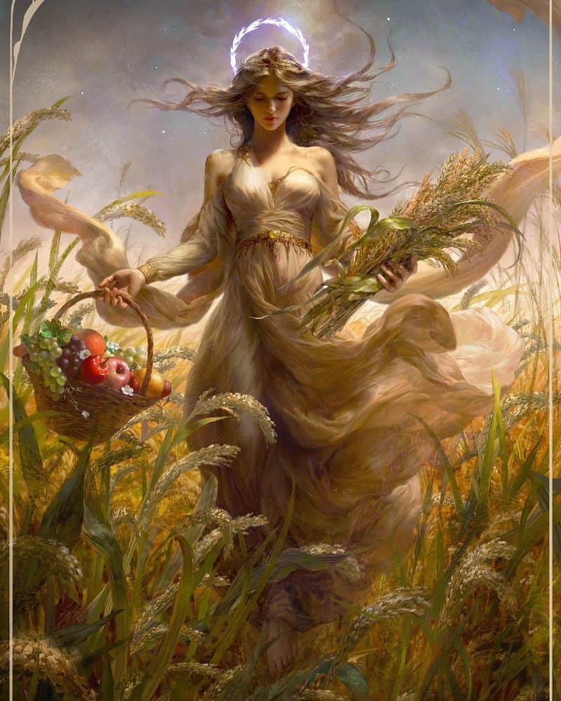 Taurus: Demeter, Earth's Nurturing Guardian