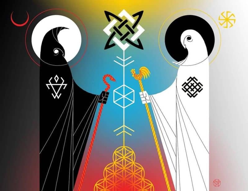Gemini as Belbog and Chernobog: Twins of Light and Dark