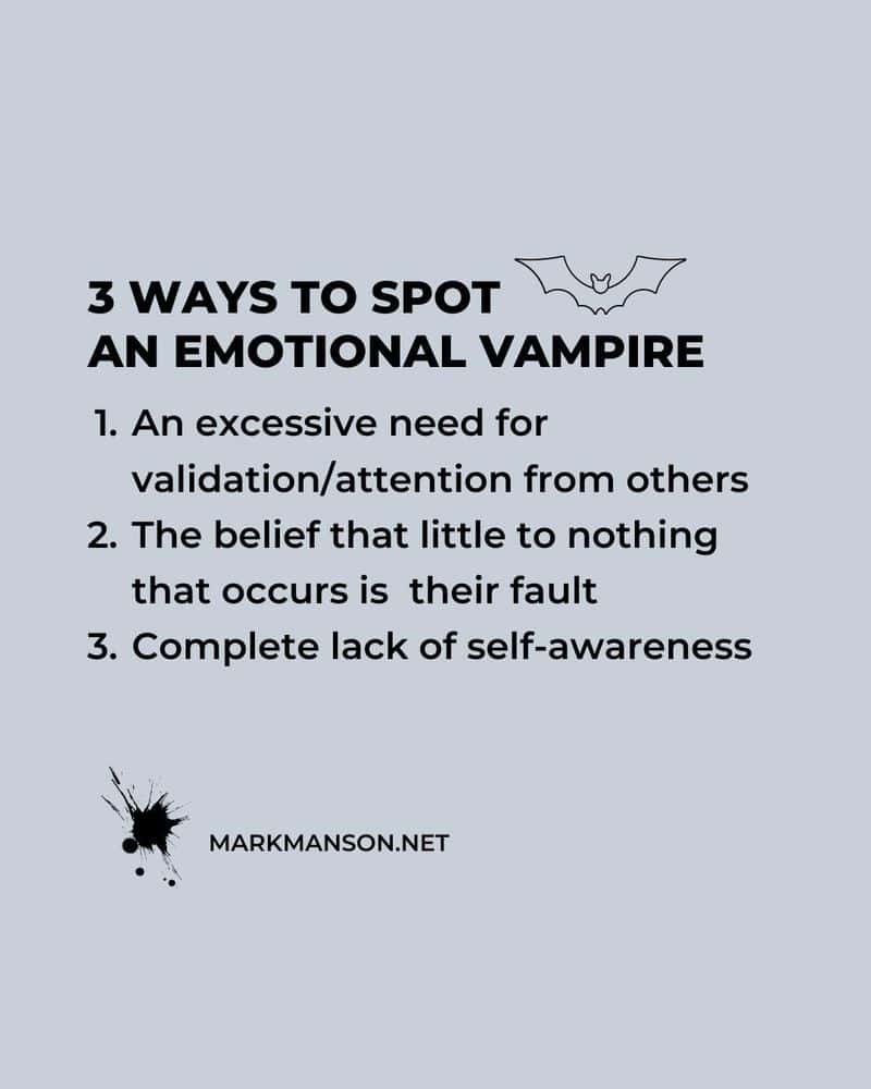 The Emotional Vampire