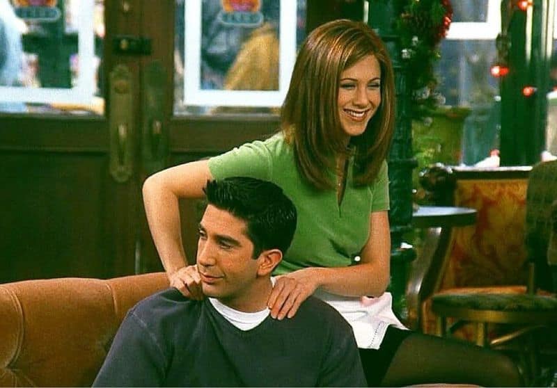 Aries and Leo: Ross and Rachel (Friends)