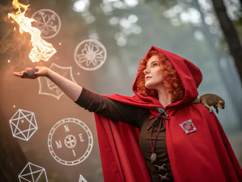 Aries: The Flame-Wielding Warrior Witch